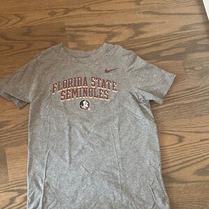 Nike Gray Florida State Seminoles Tee (YOUTH Medium)
